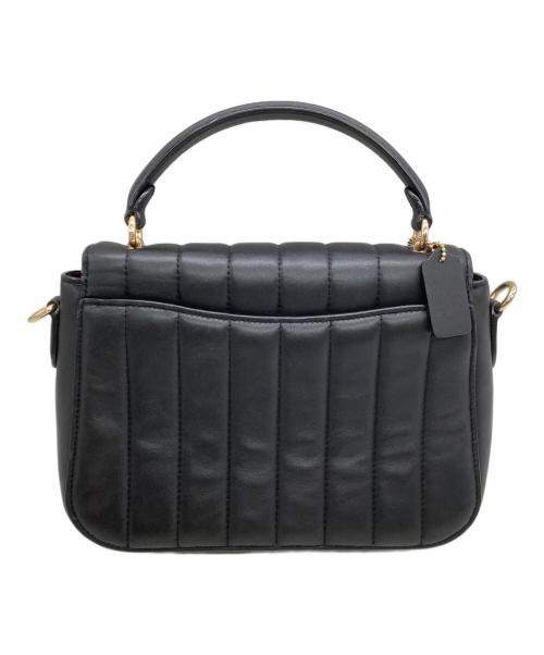 COACH（コーチ）COACH (コーチ) キルティングショルダーバッグ ブラックの古着・服飾アイテム