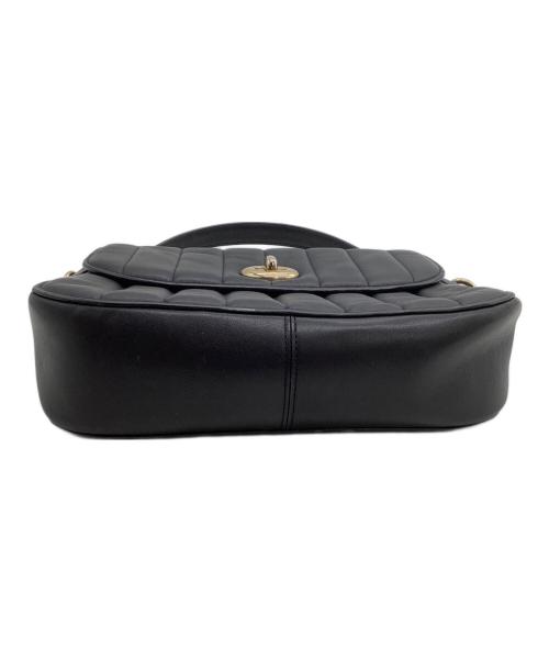 COACH（コーチ）COACH (コーチ) キルティングショルダーバッグ ブラックの古着・服飾アイテム