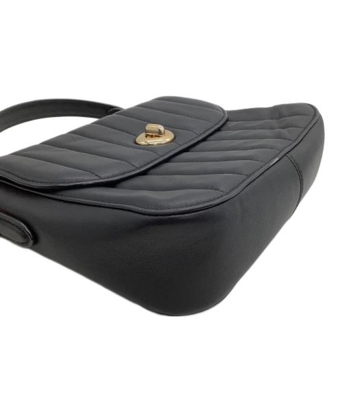 COACH（コーチ）COACH (コーチ) キルティングショルダーバッグ ブラックの古着・服飾アイテム