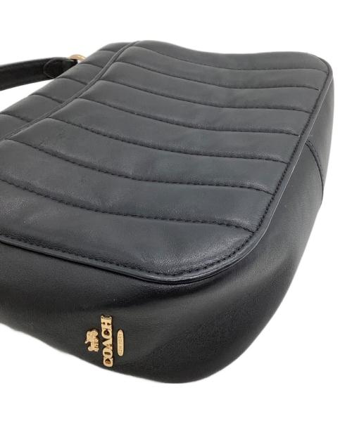 COACH（コーチ）COACH (コーチ) キルティングショルダーバッグ ブラックの古着・服飾アイテム