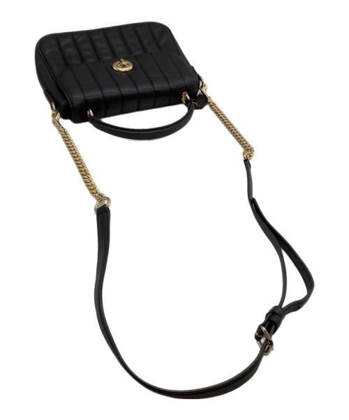 COACH（コーチ）COACH (コーチ) キルティングショルダーバッグ ブラックの古着・服飾アイテム