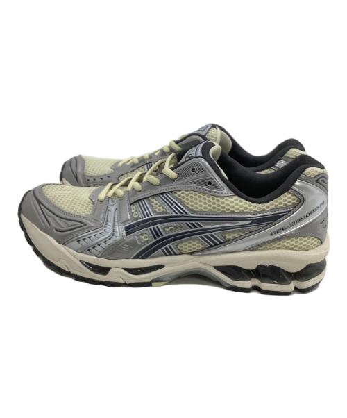 asics（アシックス）asics (アシックス) ローカットスニーカー GEL-KAYANO 14 シルバー×イエロー サイズ:27.5の古着・服飾アイテム