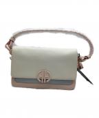 COLE HAANコールハーン）の古着「ショルダーバッグ womens.」｜ピンク×ホワイト