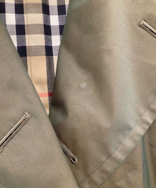 Burberry's（バーバリーズ）Burberry's (バーバリーズ) トレンチコート　玉虫色  カーキ サイズ:90-165の古着・服飾アイテム