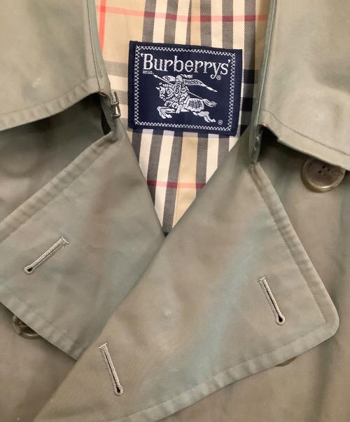 Burberry's（バーバリーズ）Burberry's (バーバリーズ) トレンチコート　玉虫色  カーキ サイズ:90-165の古着・服飾アイテム