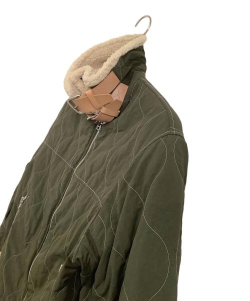Name.（ネーム）Name. (ネーム) キルティングジャケット　QUILT BOMBER JACKET カーキ×ベージュ サイズ:1の古着・服飾アイテム