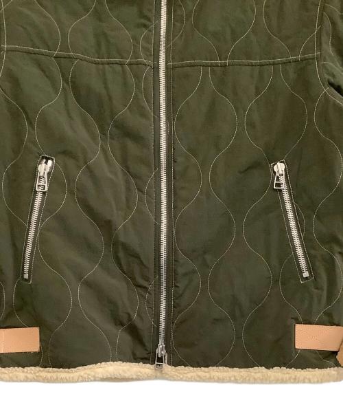 Name.（ネーム）Name. (ネーム) キルティングジャケット　QUILT BOMBER JACKET カーキ×ベージュ サイズ:1の古着・服飾アイテム