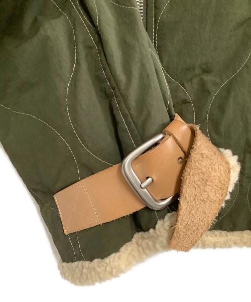 Name.（ネーム）Name. (ネーム) キルティングジャケット　QUILT BOMBER JACKET カーキ×ベージュ サイズ:1の古着・服飾アイテム