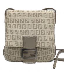 FENDI（フェンディ）の古着「ショルダーバッグ ズッキーノ マンマバケット」｜ベージュ