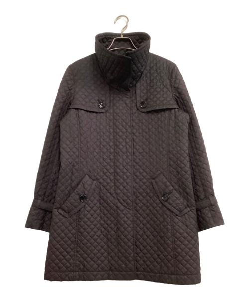 BURBERRY LONDON（バーバリーロンドン）BURBERRY LONDON (バーバリーロンドン) キルティングコート　裏地ノバチェック ブラック サイズ:40の古着・服飾アイテム