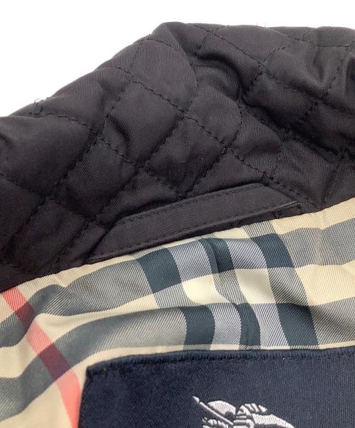 BURBERRY LONDON（バーバリーロンドン）BURBERRY LONDON (バーバリーロンドン) キルティングコート　裏地ノバチェック ブラック サイズ:40の古着・服飾アイテム