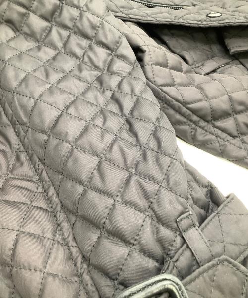 BURBERRY LONDON（バーバリーロンドン）BURBERRY LONDON (バーバリーロンドン) キルティングコート　裏地ノバチェック ブラック サイズ:40の古着・服飾アイテム