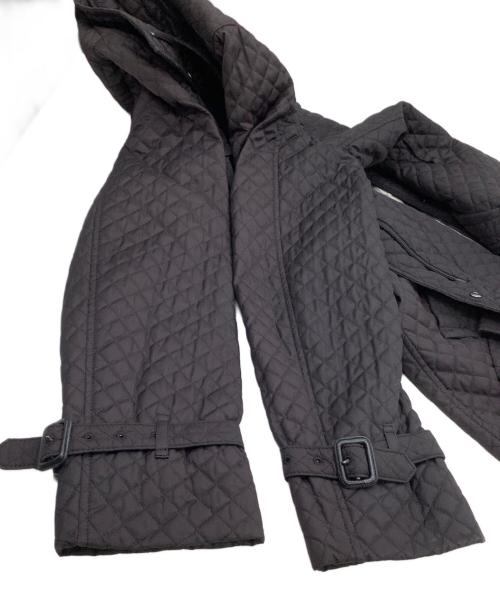 BURBERRY LONDON（バーバリーロンドン）BURBERRY LONDON (バーバリーロンドン) キルティングコート　裏地ノバチェック ブラック サイズ:40の古着・服飾アイテム