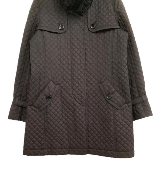 BURBERRY LONDON（バーバリーロンドン）BURBERRY LONDON (バーバリーロンドン) キルティングコート　裏地ノバチェック ブラック サイズ:40の古着・服飾アイテム