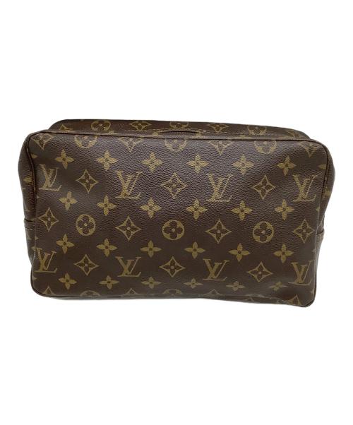 LOUIS VUITTON（ルイ ヴィトン）LOUIS VUITTON (ルイ ヴィトン) コスメポーチ　モノグラム　トゥルース・トワレット28 ブラウンの古着・服飾アイテム