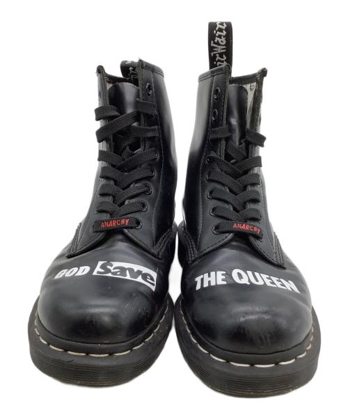 Dr.Martens（ドクターマーチン）Dr.Martens (ドクターマーチン) 8ホールブーツ 	SEX PISTOLS ブラック サイズ:UK 7の古着・服飾アイテム