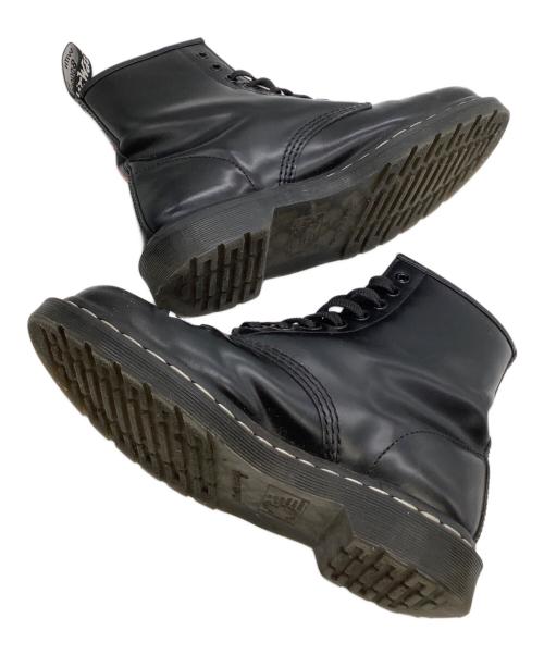 Dr.Martens（ドクターマーチン）Dr.Martens (ドクターマーチン) 8ホールブーツ 	SEX PISTOLS ブラック サイズ:UK 7の古着・服飾アイテム