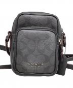 COACHコーチ）の古着「ショルダーバッグ シグネチャー」｜ブラック