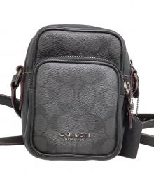 COACH（コーチ）の古着「ショルダーバッグ シグネチャー」｜ブラック