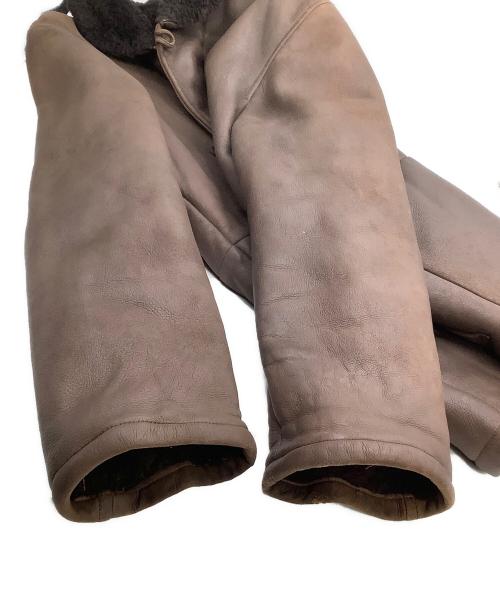 Christian Dior MONSIEUR（クリスチャンディオールムッシュ）Christian Dior MONSIEUR (クリスチャンディオールムッシュ) ムートンコート　Y-TK-03 ブラウン サイズ:Lの古着・服飾アイテム