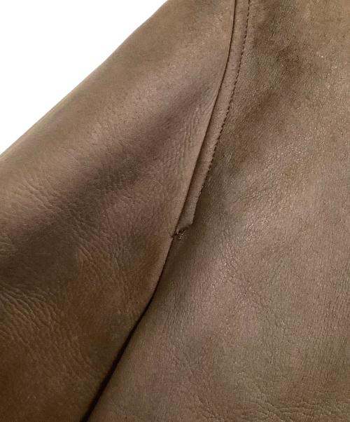 Christian Dior MONSIEUR（クリスチャンディオールムッシュ）Christian Dior MONSIEUR (クリスチャンディオールムッシュ) ムートンコート　Y-TK-03 ブラウン サイズ:Lの古着・服飾アイテム