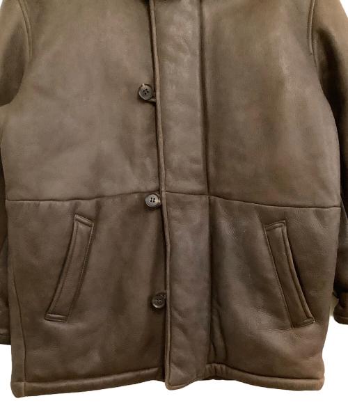 Christian Dior MONSIEUR（クリスチャンディオールムッシュ）Christian Dior MONSIEUR (クリスチャンディオールムッシュ) ムートンコート　Y-TK-03 ブラウン サイズ:Lの古着・服飾アイテム