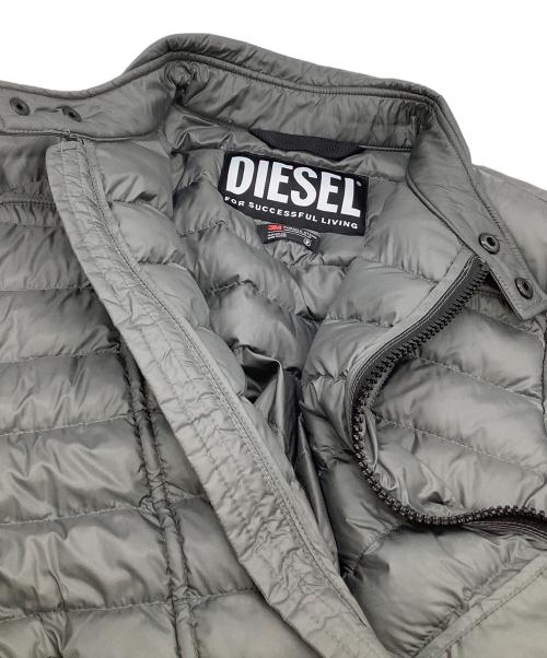 DIESEL（ディーゼル）DIESEL (ディーゼル) 中綿ジャケット　W-HAWK-NW グレー サイズ:Lの古着・服飾アイテム