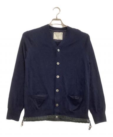 中古・古着通販】sacai (サカイ) 薄手カーディガン ドローコードウール