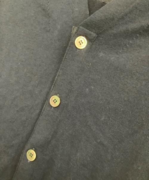 sacai（サカイ）sacai (サカイ) 薄手カーディガン　ドローコードウールセーター ネイビー サイズ:1の古着・服飾アイテム