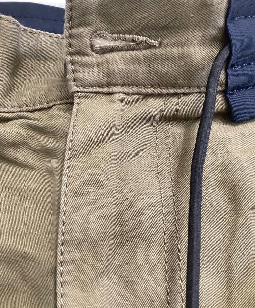 sacai（サカイ）sacai (サカイ) スラックス　22SS コットンリネンドローストリングパンツ オリーブ サイズ:1の古着・服飾アイテム