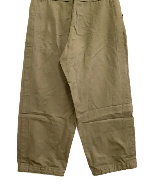 sacai（サカイ）sacai (サカイ) スラックス　22SS コットンリネンドローストリングパンツ オリーブ サイズ:1の古着・服飾アイテム