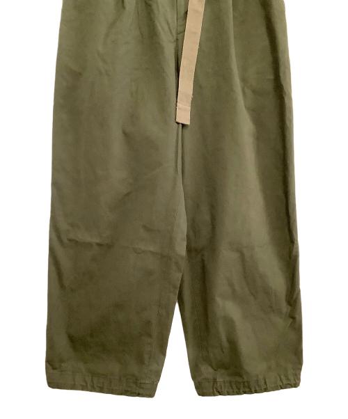 sacai（サカイ）sacai (サカイ) カーゴパンツ　コットン ウェザーミックスドロストパンツ カーキ サイズ:1の古着・服飾アイテム