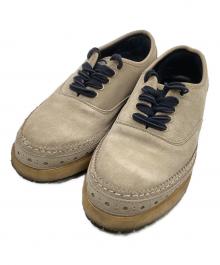 sacai（サカイ）の古着「スウェードシューズ ハイソールスウェードシューズ」｜ベージュ