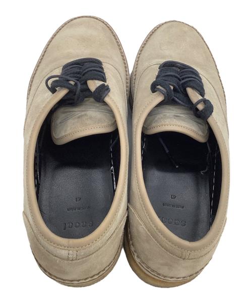 sacai（サカイ）sacai (サカイ) スウェードシューズ ハイソールスウェードシューズ ベージュ サイズ:41の古着・服飾アイテム