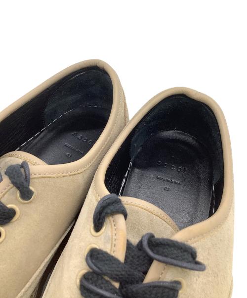 sacai（サカイ）sacai (サカイ) スウェードシューズ ハイソールスウェードシューズ ベージュ サイズ:41の古着・服飾アイテム