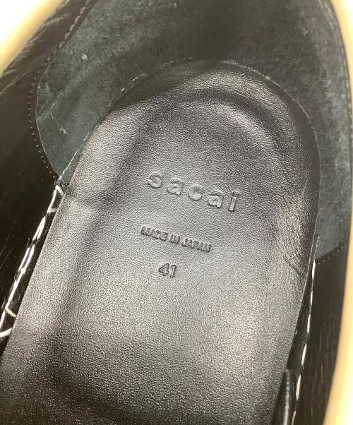 sacai（サカイ）sacai (サカイ) スウェードシューズ ハイソールスウェードシューズ ベージュ サイズ:41の古着・服飾アイテム