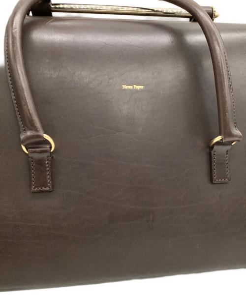 PORTER（ポーター）PORTER (ポーター) B印YOSHIDA (ビージルシヨシダ) レザーブリーフケース 別注Habsburg/News Paper ブラウンの古着・服飾アイテム