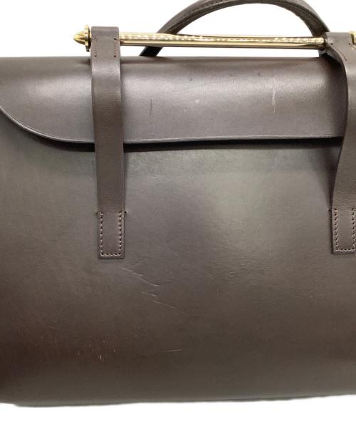 PORTER（ポーター）PORTER (ポーター) B印YOSHIDA (ビージルシヨシダ) レザーブリーフケース 別注Habsburg/News Paper ブラウンの古着・服飾アイテム