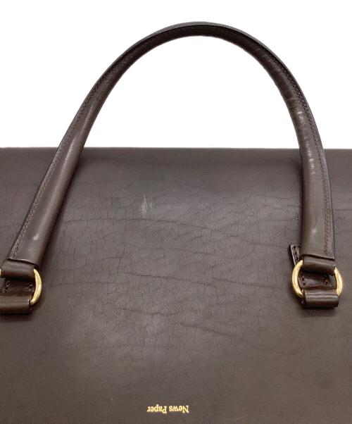 PORTER（ポーター）PORTER (ポーター) B印YOSHIDA (ビージルシヨシダ) レザーブリーフケース 別注Habsburg/News Paper ブラウンの古着・服飾アイテム