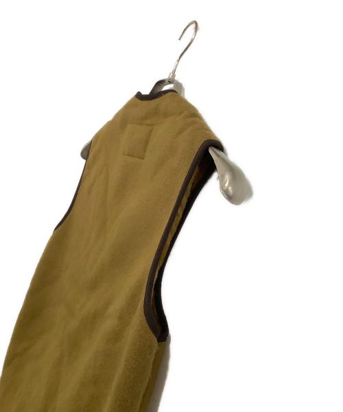 Barbour（バブアー）Barbour (バブアー) パイルライナーフロントジップ　warm pile waistcoat zip-in liner ブラウン サイズ:36の古着・服飾アイテム