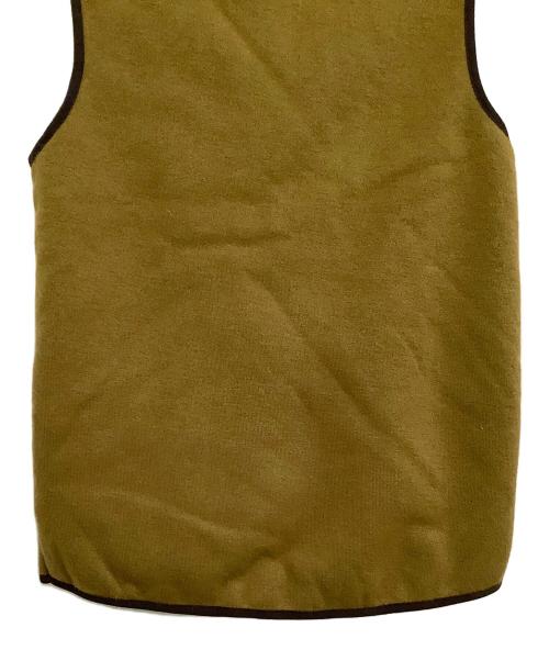 Barbour（バブアー）Barbour (バブアー) パイルライナーフロントジップ　warm pile waistcoat zip-in liner ブラウン サイズ:36の古着・服飾アイテム