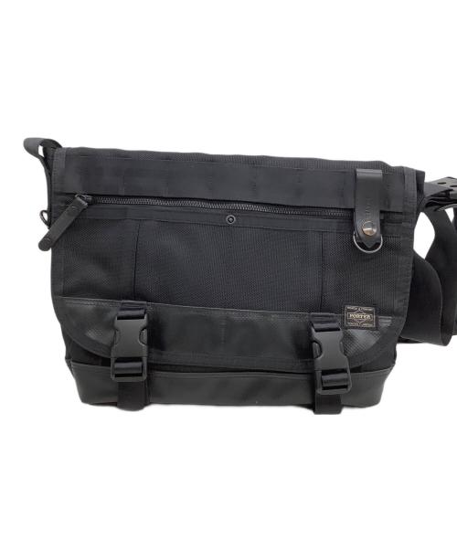 PORTER（ポーター）PORTER (ポーター) メッセンジャーバッグ HEAT ブラックの古着・服飾アイテム