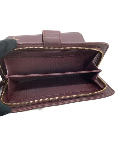 CHANEL（シャネル）CHANEL (シャネル) 長財布　マトラッセ ボルドーの古着・服飾アイテム