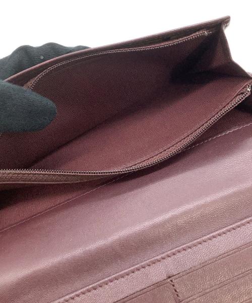 CHANEL（シャネル）CHANEL (シャネル) 長財布　マトラッセ ボルドーの古着・服飾アイテム