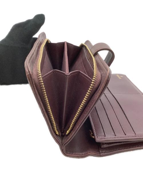 CHANEL（シャネル）CHANEL (シャネル) 長財布　マトラッセ ボルドーの古着・服飾アイテム