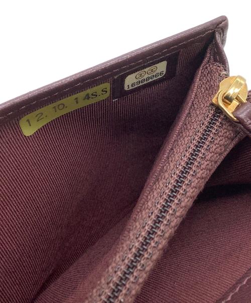 CHANEL（シャネル）CHANEL (シャネル) 長財布　マトラッセ ボルドーの古着・服飾アイテム