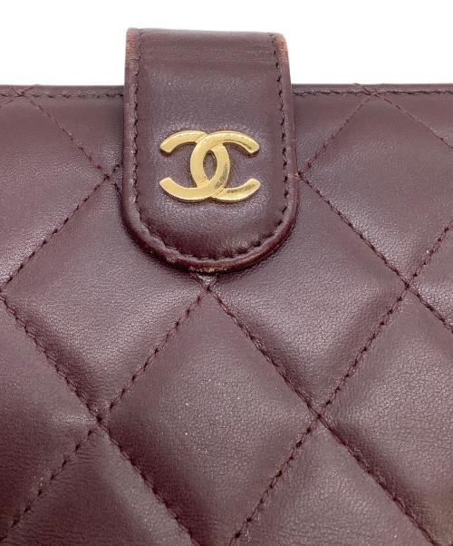 CHANEL（シャネル）CHANEL (シャネル) 長財布　マトラッセ ボルドーの古着・服飾アイテム