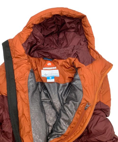 Columbia（コロンビア）Columbia (コロンビア) ダウンジャケット オレンジ サイズ:Mの古着・服飾アイテム
