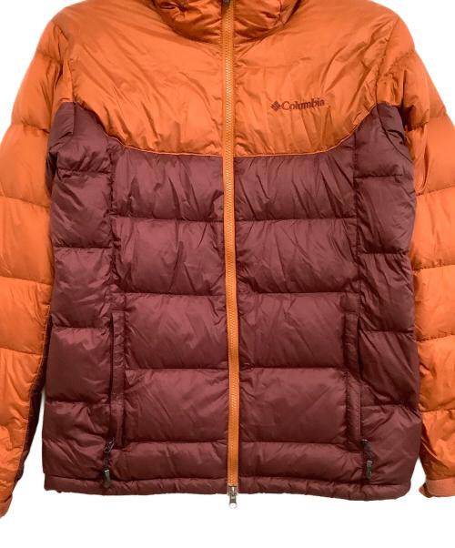Columbia（コロンビア）Columbia (コロンビア) ダウンジャケット オレンジ サイズ:Mの古着・服飾アイテム
