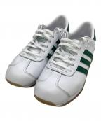 adidas Originalsアディダスオリジナル）の古着「ローカットスニーカー カントリー II / Country II」｜ホワイト×グリーン